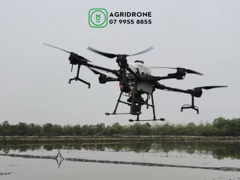 Máy xịt thuốc 3 trong 1: phun thuốc, rải hạt và bón phân 4 may bay rai hat giong 2