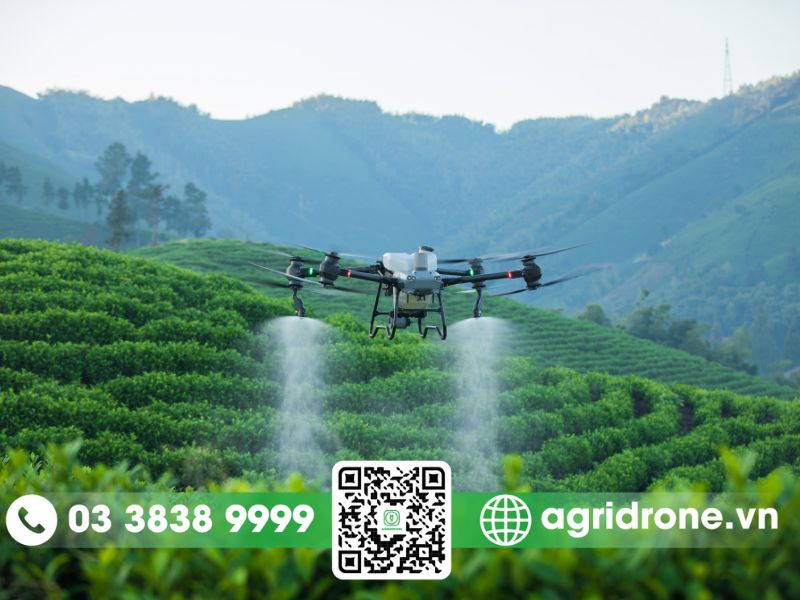 Phun thuốc bằng máy bay không người lái nông nghiệp 1 Hiệu quả của việc phun thuốc bằng máy bay không người lái