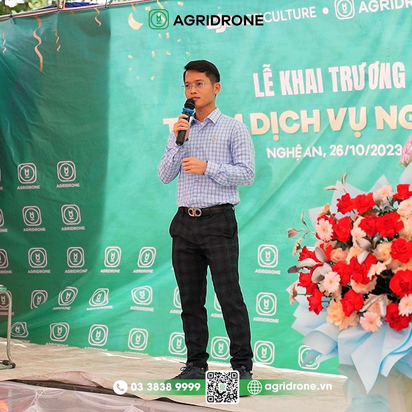 CEO Nguyễn Văn Thiên Vũ cam kết đồng hành cũng bà con nông dân trong quá trình phát triển nông nghiệp.