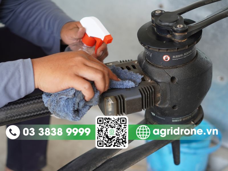 Bảo trì định kỳ và xử lý sự cố thường gặp trên DJI Agras T25P