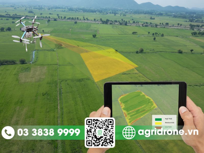 Máy bay nông nghiệp tích hợp khả năng phân tích dữ liệu