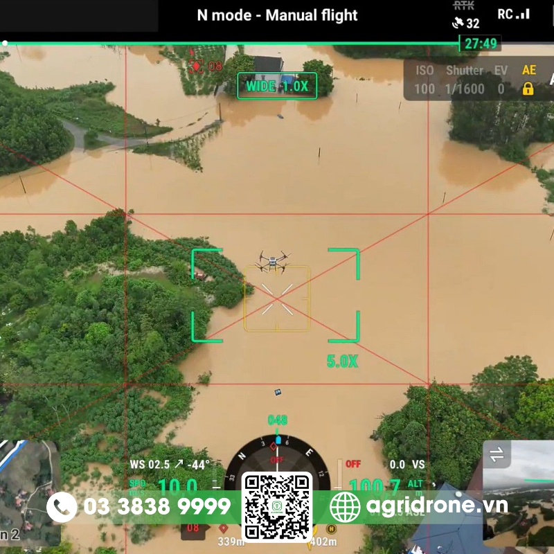 Ứng dụng drone cứu hộ cứu nạn từ máy bay nông nghiệp