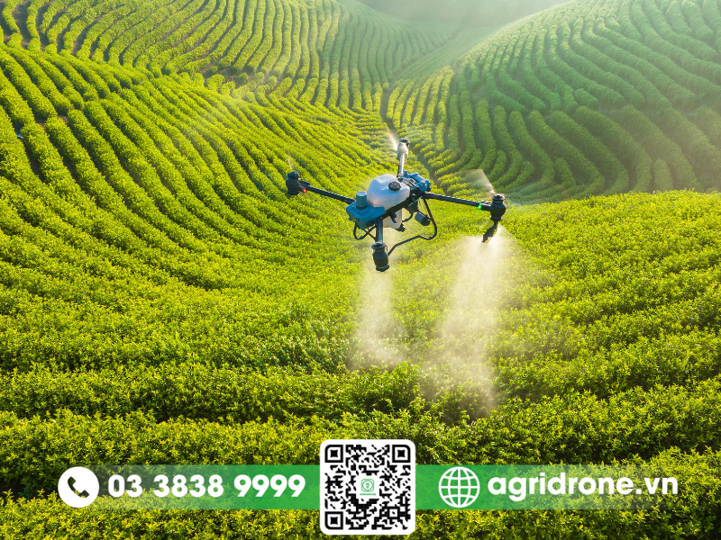 máy bay phun thuốc nông nghiệp ứng dụng phân bón lá