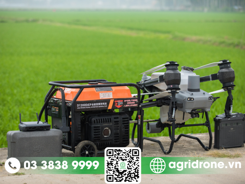 Máy bay phun thuốc rải sạ DJI Agras T50 giá bao nhiêu?