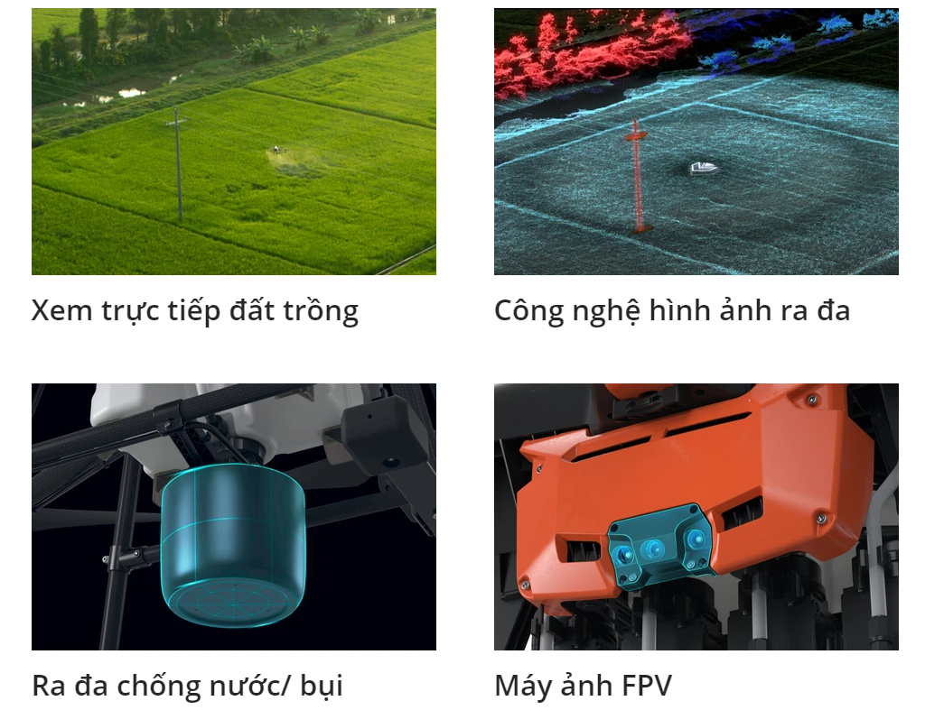 Đánh giá Máy bay phun thuốc DJI Agras T20 2 máy bay phun thuốc T20
