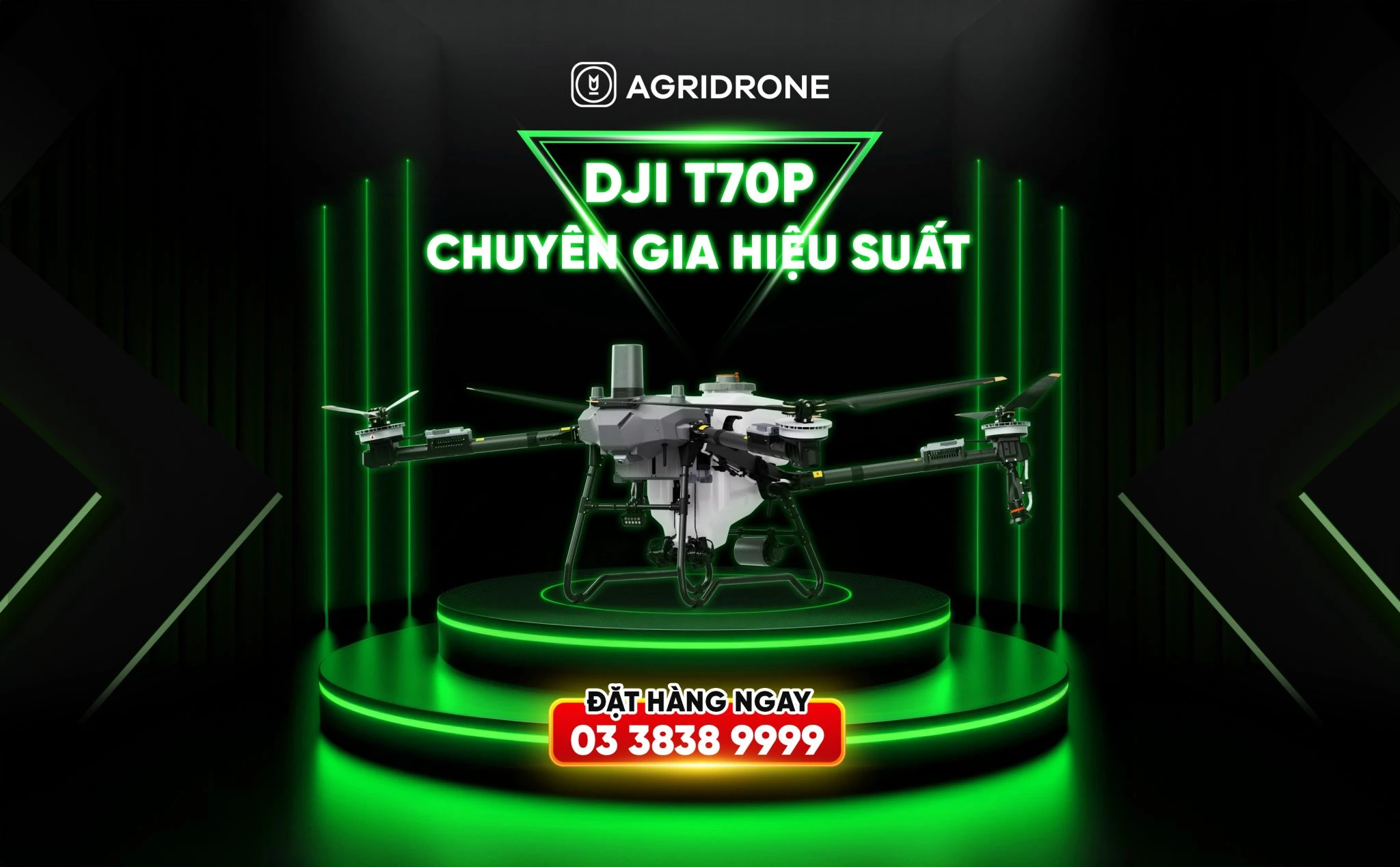Thiết bị bay nông nghiệp DJI Agras T70P