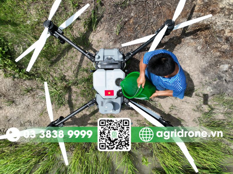 Chuẩn bị trước khi vận hành drone nông nghiệp DJI T70P