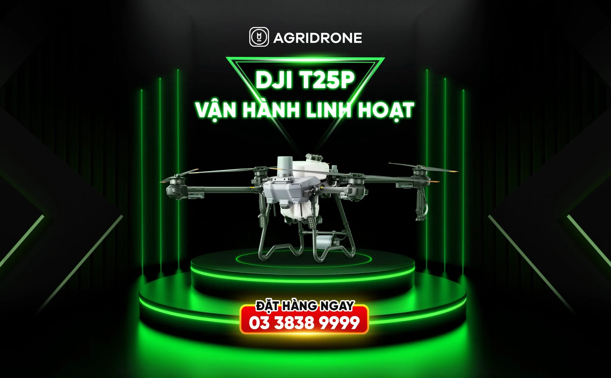 Thiết bị bay nông nghiệp DJI Agras T25P