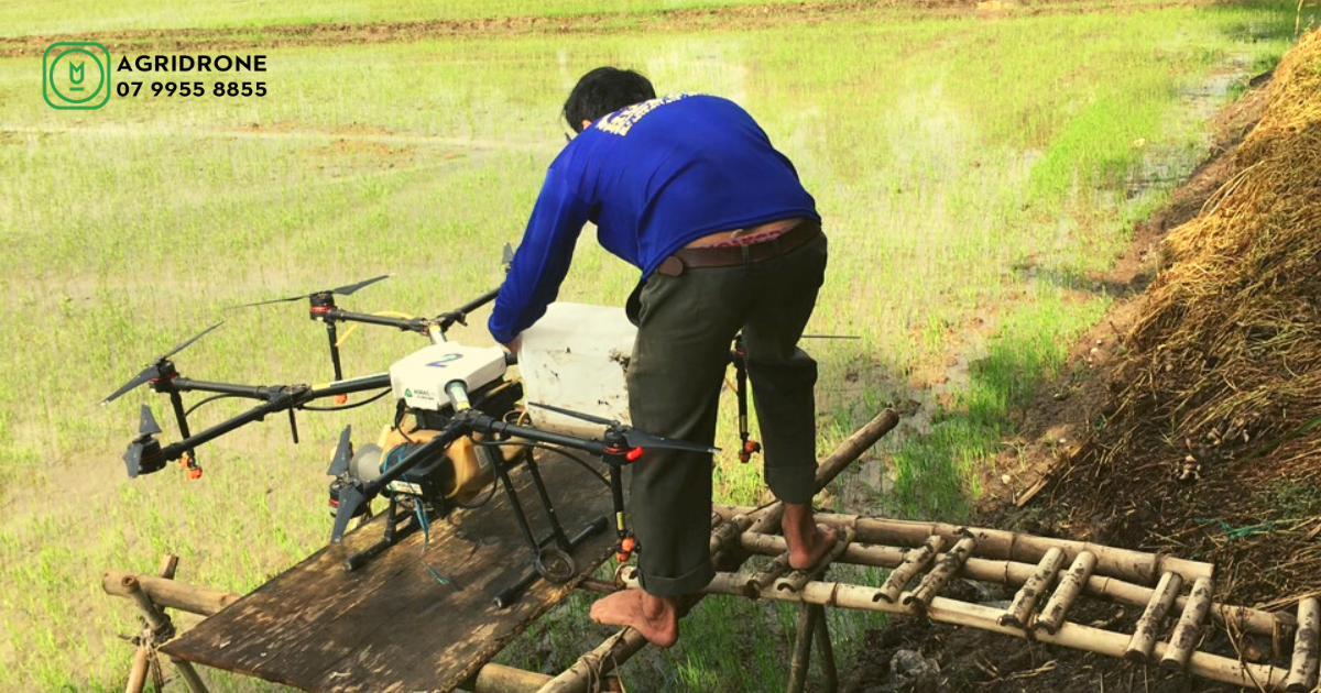 Máy bay nông nghiệp DJI Agras MG-1P: Giải pháp cho những mảnh ruộng nhỏ lẻ, phân tán