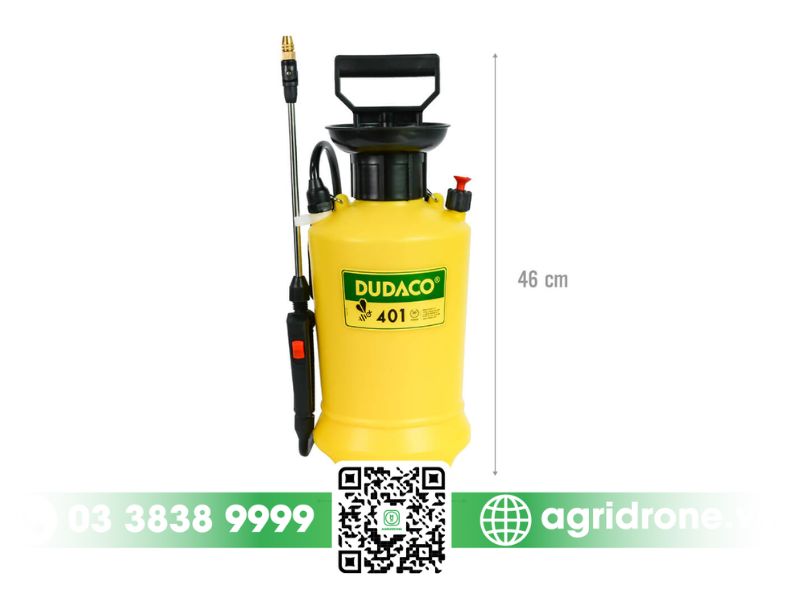 Đặc điểm cấu tạo của bình phun thuốc sâu bằng tay 8 lít