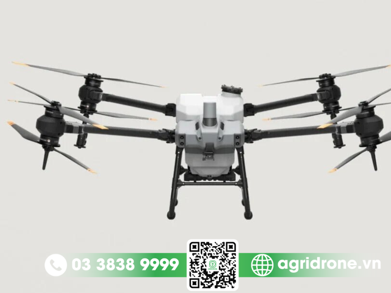 Review máy bay phun thuốc sạ lúa rải phân DJI T40