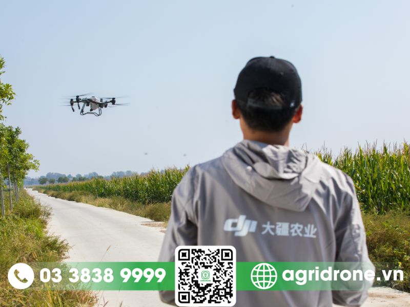 Cách khởi động máy bay phun thuốc DJI T50 chính xác