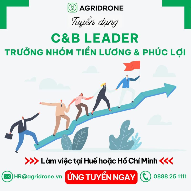 AgriDrone tuyển dụng vị trí C&B Leader