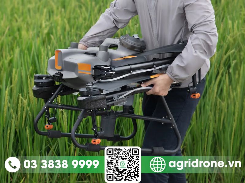 So sánh sự khác biệt giữa máy bay DJI T30 và DJI T40 