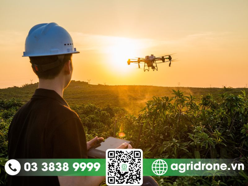 Quy trình sửa chữa máy bay nông nghiệp DJI T50 tại AgriDrone