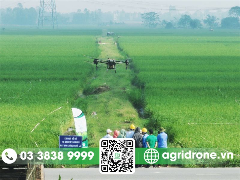 Khóa tập huấn tiên phong về vận hành Drone phun thuốc bảo vệ thực vật