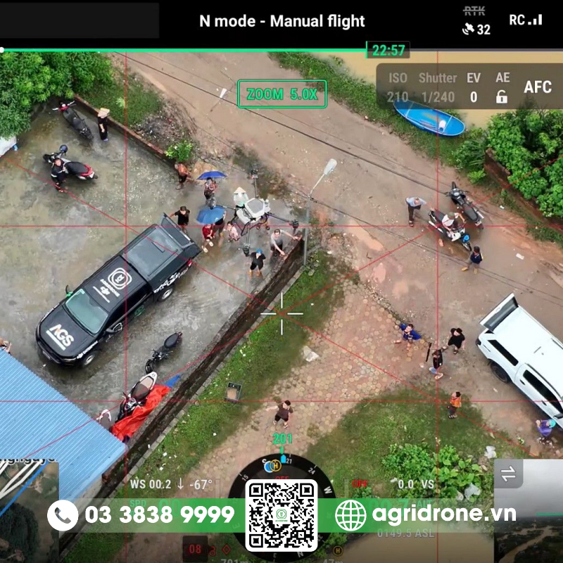 Triển khai sử dụng drone nông nghiệp trong công tác cứu hộ cứu nạn