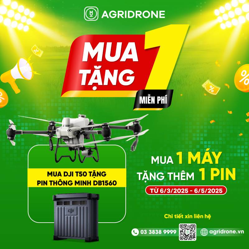 Deal Soc Mua 1 DJI T50 Nhan Them 1 Pin DB1560 Hoan Toan Mien Phi