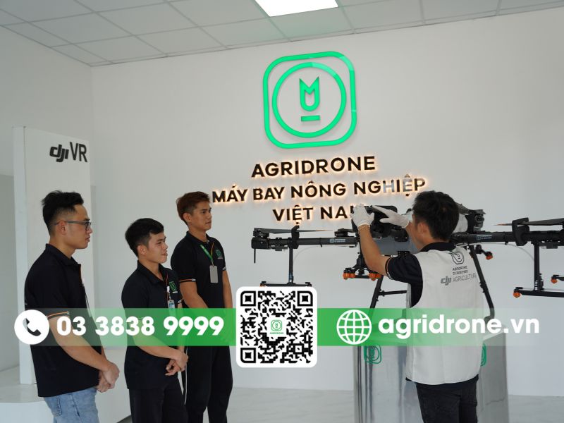 AgriDrone Việt Nam đại lý phân phối máy bay phun thuốc DJI Agras T25P uy tín tại Việt Nam