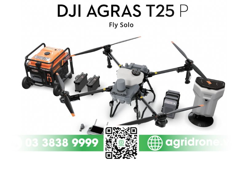 Bảng giá DJI T25P và phụ kiện đi kèm tại AgriDrone Việt Nam