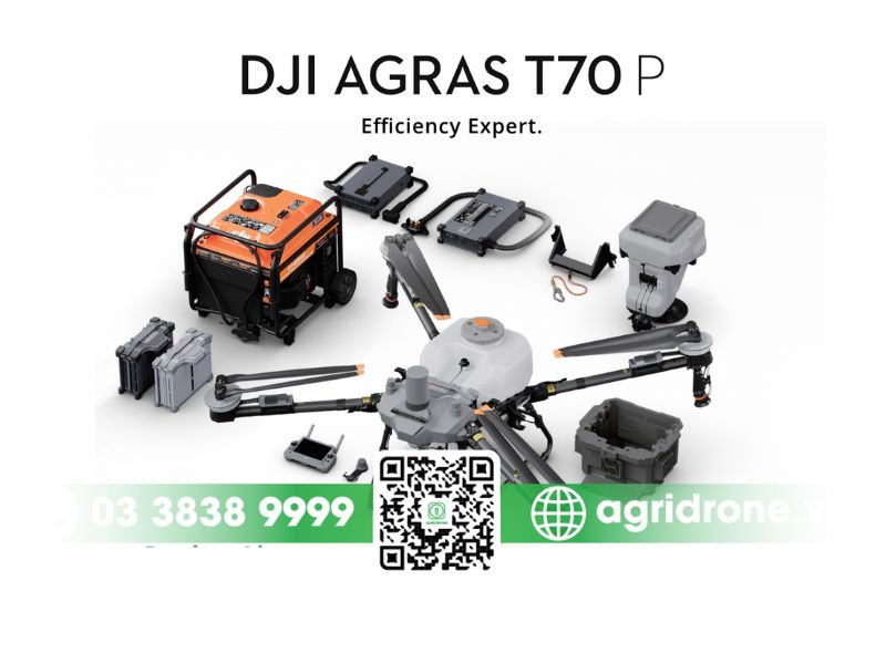 Bảng giá DJI T70P và các phụ kiện chính hãng