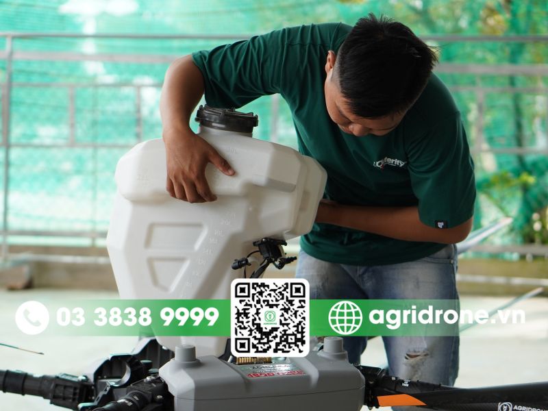 Quy trình vệ sinh DJI T25P sau mỗi lần sử dụng